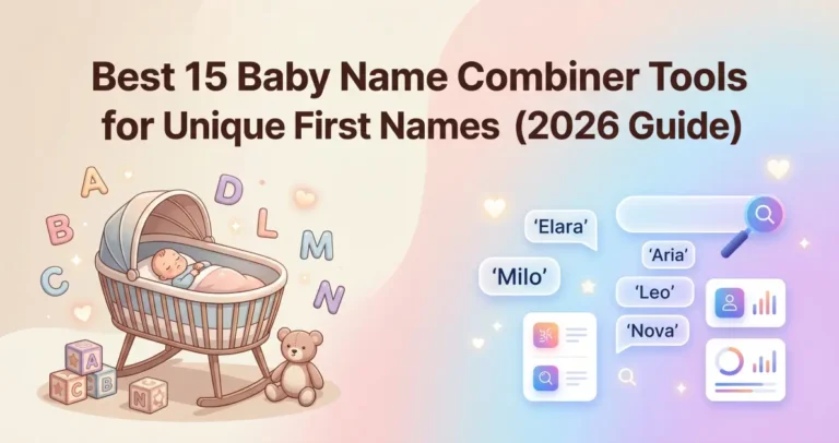 Best 15 Baby Name Combiner Tools for Unique First Names