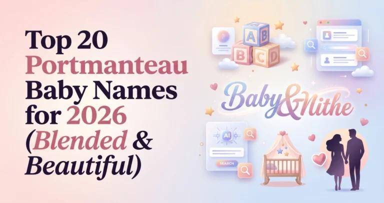 Top 20 Portmanteau Baby Names for 2026 (Blended & Beautiful)