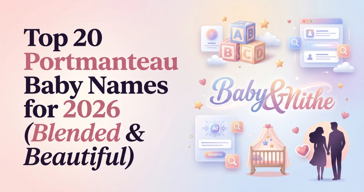 Top 20 Portmanteau Baby Names for 2026 (Blended & Beautiful)