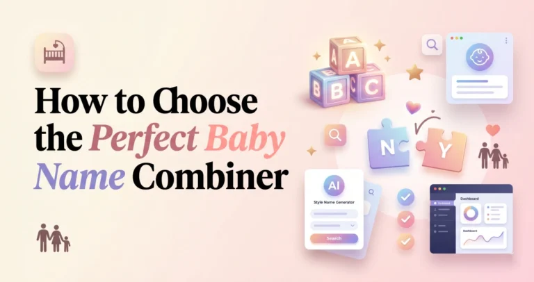 How to Choose the Perfect Baby Name Combiner