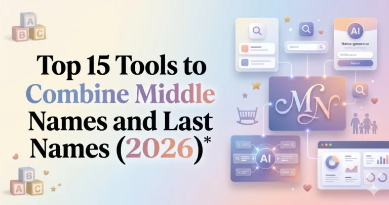 Top 15 Tools to Combine Middle Names and Last Names