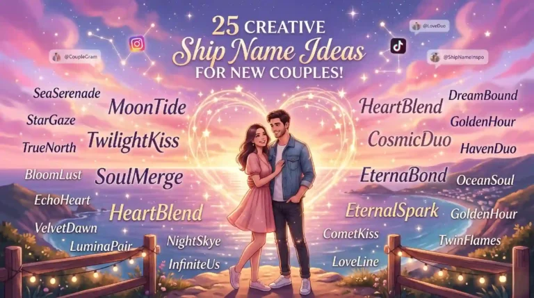 Top 25 Romantic Ship Name Ideas for New Couples